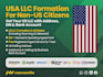 register llc, US address, ein, bank account complete setup