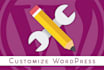 quickly customize wordpress website