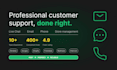 manage shopify customer support via chat, email and phone