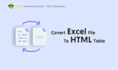 convert excel file to HTML table