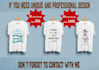 create amazing and unique t shirt design