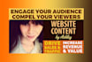 write custom site content, sales copy, blogs fast
