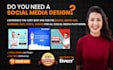 design attractive social media ads or banners