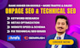 do wordpress onpage seo optimization and fix technical issues for google ranking