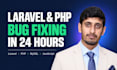 fix bugs, develop and install PHP laravel websites