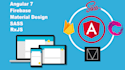 develop firebase based website with angular 8 and material