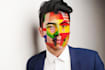 make football fan face pain photoshop