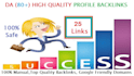 build 30 high da profile backlinks