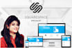 create your custom professional squarespace website