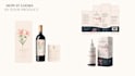 botanical logo for label and food packaging design