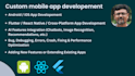 build custom mobile apps android flutter react native ai integration
