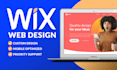 be your wix web designer