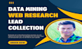 do data mining, web research and b2b contact gathering