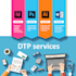 offer dtp services for any language in microsoft word, indesign, illustrator etc