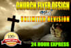 create professional church flyers