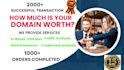 do domain appraisal,value estimation,expired domain selling