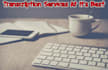 transcribe audio and video