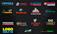 do simple logo with a trendy t shirt design