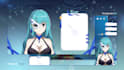 create cute twitch youtube streamer and vtuber overlays