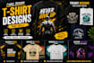 design custom t shirt, typography and trendy tshirt design