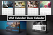 design professional desk calendar, wall calendar