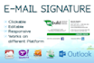 do HTML email signature