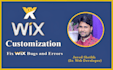 fix , solve , and help wix issue errors or bug