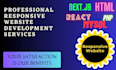 develop a responsive website