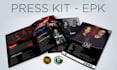 design dj press kit, artist epk, social media kit, one sheet