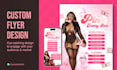 design an attractive banner, flyer, or poster for your business or event