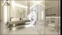 design and render a highly realistic 3d bathroom, kitchen, or laundry