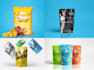 create professional pouch bag and mylar bag 3d mock up