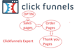 build clickfunnels sales funnel, landing page, website, kajabi,  gohighlevel