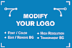 modify, revamp,edit or redesign your existing logo