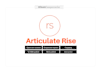 develop elearning courses in articulate rise