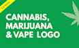 design cannabis, vape, hemp, marijuana logo