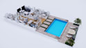 make 3d floor plan and render