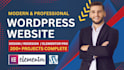 design responsive wordpress website with elementor pro, woocommerce and redesign
