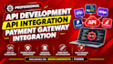 create api, integrate api, integrate payment gateway