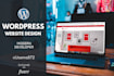 develop a wordpress website design and blog