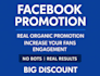 do organic facebook page promotion