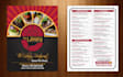 shape up easily readable, stylish menu