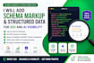 add schema markup and structured data for SEO and ai visibility