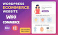 develop wordpress ecommerce website or wordpress woocommerce website