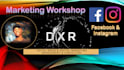 consult you in a facebook and instagram marketing and ads workshop