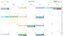design an interactive calendar application for website