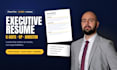 write executive resume, ats resume, cover letter, linkedin