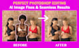 edit wedding images, fix ai faces, add or remove person, people in photoshop