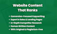 write SEO optimized website content that ranks and converts