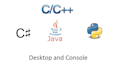 do programming in java,c sharp, python,c,c plus plus